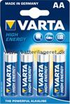 Varta LR06/AA Alkaline High Energy batterier 